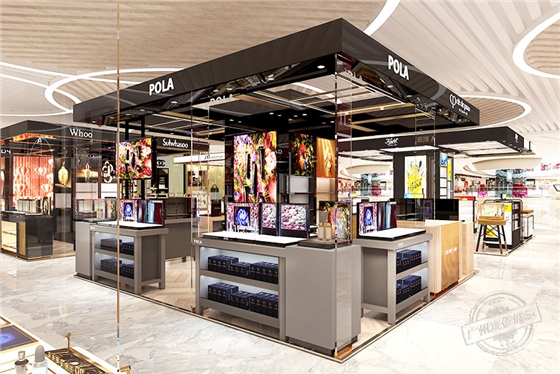 大牌化妝品展示柜 大牌化妝品展示柜