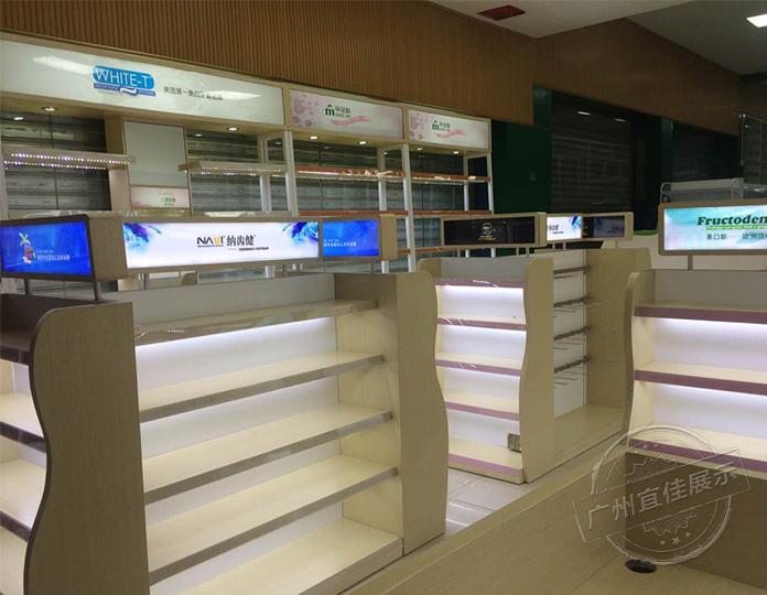 化妝品展柜安裝