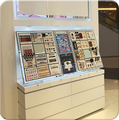 化妝品展柜標(biāo)準柜