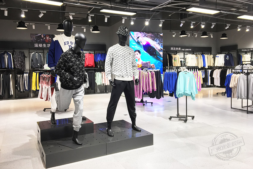 運動品牌 服裝展柜（佛山寶港奧萊集合店）