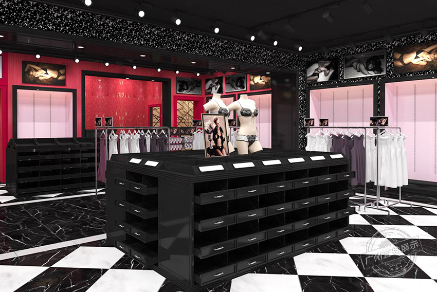 展柜貨架服裝店設(shè)計